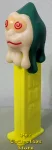 Dark Green Slimy Sid with GITD Face and Non Glow Eyes Test or Backdoor Pez (image for) Dark Green Slimy Sid with GITD Face and Non Glow Eyes Test or Backdoor Pez