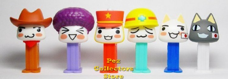 (image for) Set 029 Dokodemo Issyo 2 Mini Pez Dispenser set of 6