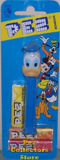 (image for) European Disney Donald Duck Closed Beak Pez MOEC - Click Image to Close