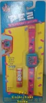 Pez Watch Blue on Pink Band, MOC Dream Castle Trademarks Pez Watch Blue on Pink Band, MOC Dream Castle Trademarks