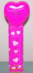 (image for) 2005 Dream Heart Pez Neon Pink printed stem Loose