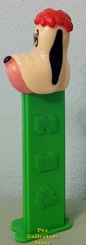 (image for) Droopy Ivory Snout Pez Flat Hair, Med. Green, 1980 MGM Copyright