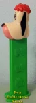 (image for) Droopy Ivory Snout Pez Flat Hair, Med. Green, 1980 MGM Copyright