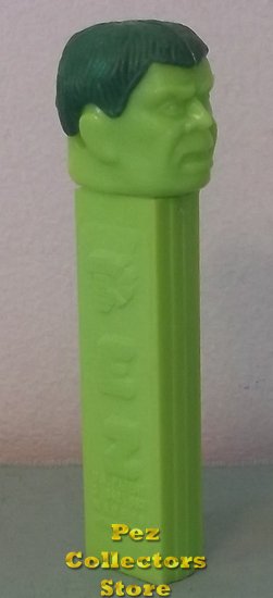 Light Green Incredible Hulk A Pez 3.9 NF Hong Kong stem