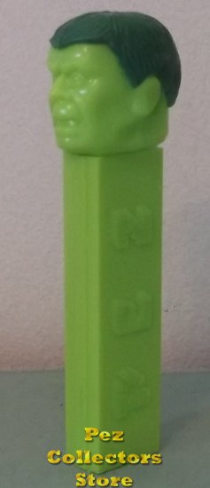 Light Green Incredible Hulk A Pez 3.9 NF Hong Kong stem