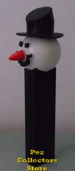 Snowman A Pez, Removeable Short Hat, Eyes, Mouth and Nose 3.9 Black NF Yugo Stem