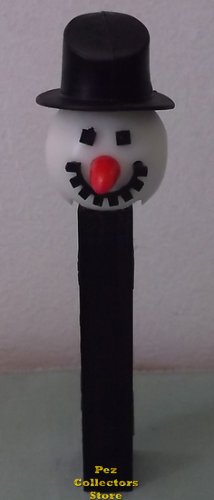(image for) Snowman A Pez, Removeable Short Hat, Eyes, Mouth and Nose 3.9 Black NF Yugo Stem