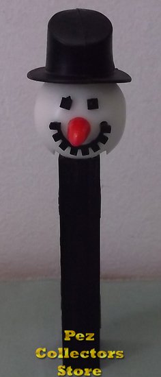(image for) Snowman A Pez, Removeable Short Hat, Eyes, Mouth and Nose 3.9 Black NF Yugo Stem