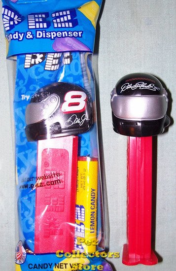 (image for) Dale Earnhardt Jr Budweiser 8 NASCAR Driver Pez Helmet Retired! - Click Image to Close