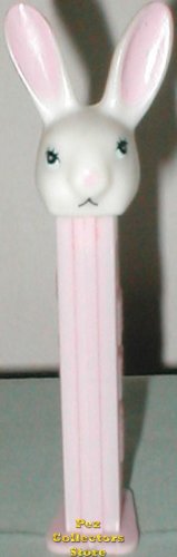(image for) Easter Bunny D Pez - White Head Long thin ears