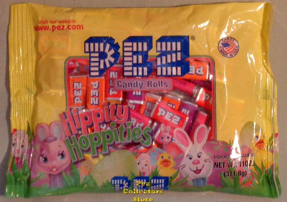 (image for) 11oz 2009 Easter Hippity Hoppities Mini Pez Candy Rolls