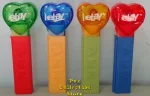 (image for) eBay Heart Pez Set of 4 Loose