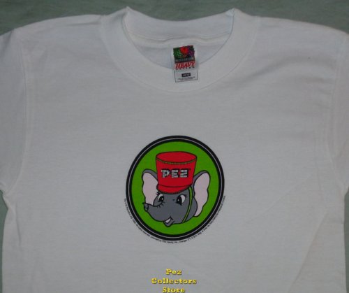 (image for) Circus Elephant with PEZ hat T-Shirt size XL
