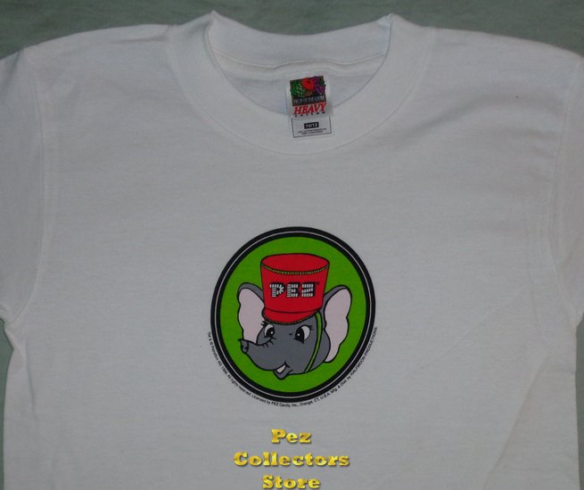 (image for) Circus Elephant with PEZ hat T-Shirt size 6-8 Youth