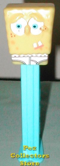 (image for) Embarassed SpongeBob in Undies Loose - Retired Pez! - Click Image to Close