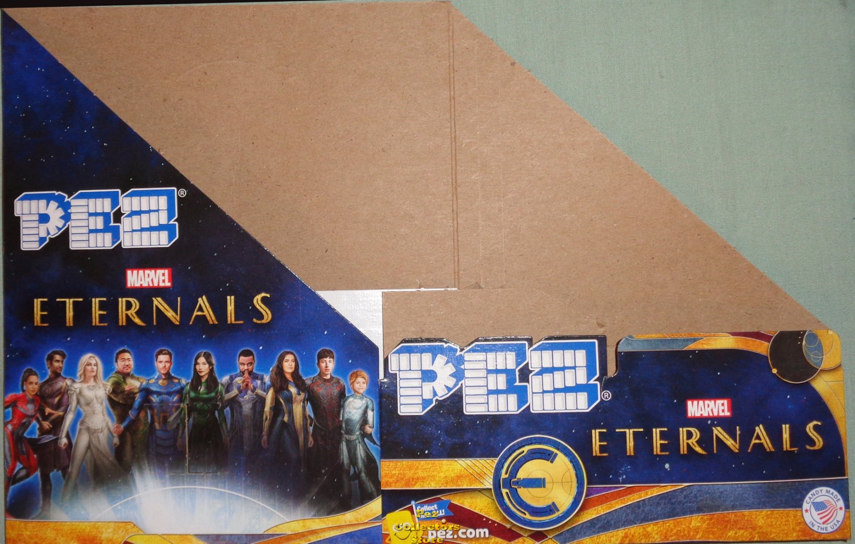 (image for) 2021 Marvel Eternals Pez Counter Display 12 count Box - Click Image to Close