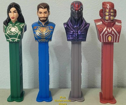 (image for) Ikaris, Sersi, Kro and Celestial Marvel Eternals Pez Set Loose