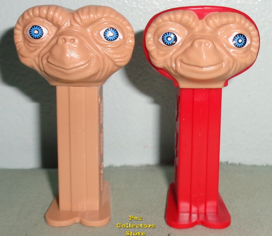 (image for) Mini ET ExtraTerrestrial Pez - Brown and Red Hooded Loose - Click Image to Close