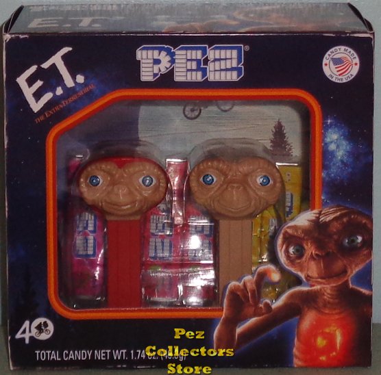 (image for) 40th Anniversary mini ET Pez Twin Pack - Click Image to Close