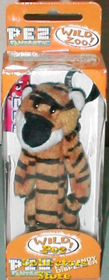 (image for) Euro Wild Zoo Series Tim Tiger Plush Pez - Click Image to Close