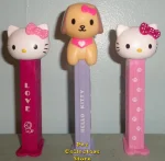 (image for) Hello Kitty Puppy Love and Paw Prints European Pez Set Loose