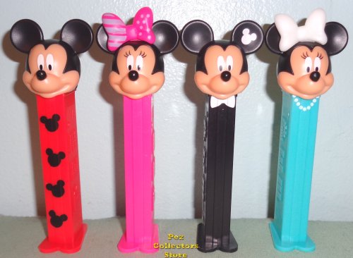 (image for) 2020 European Mickey and Minnie Set of 4 Pez