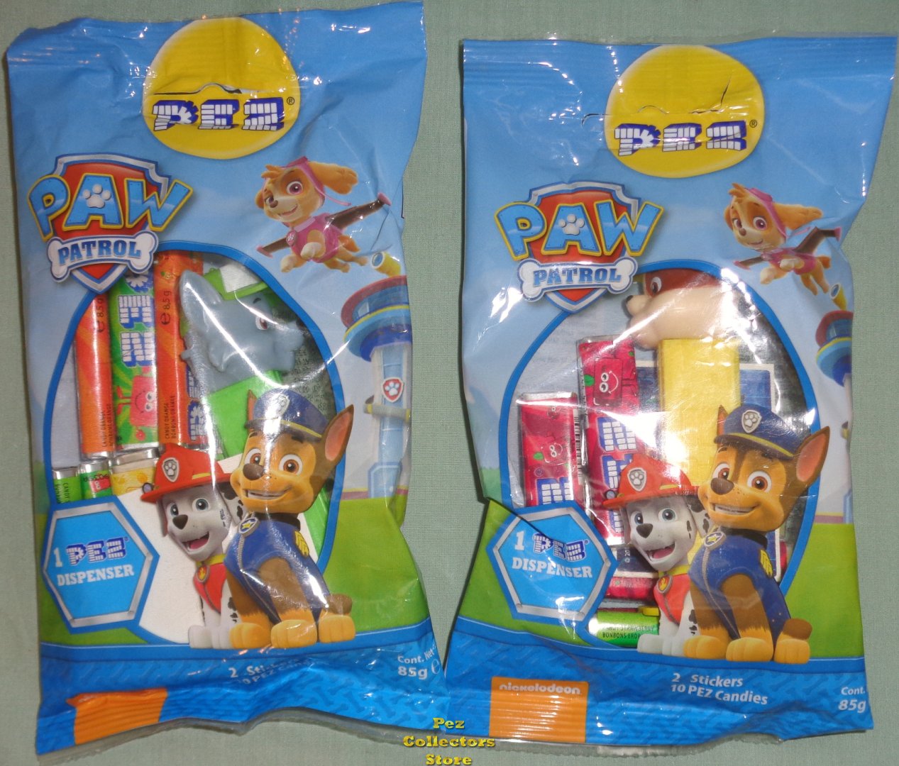 (image for) European Paw Patrol Rocky and Rubble with 10 packs Euro candy - Click Image to Close