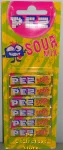 (image for) European Sour Mix PEZ candies 6 rolls on Tall Card