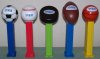 (image for) Euro Sports Pez set of 5 with PEZ logo