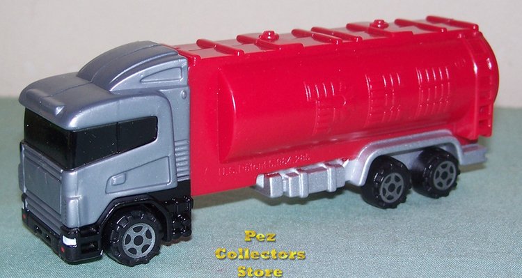 (image for) 2010 Eurotransporter Tanker Truck Pez Big Scoop Gray on Red - Click Image to Close