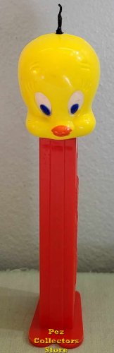 (image for) European Tweety Pez with Molded Eyes and Eyelashes on Red Loose