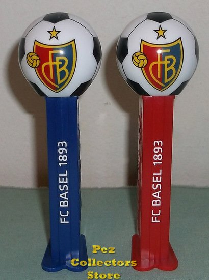 (image for) 2014 FC Basel Swiss Soccer Ball Pez pair Loose - Click Image to Close