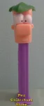 Ferb Fletcher Pez Dispenser from Phineas and Ferb Loose