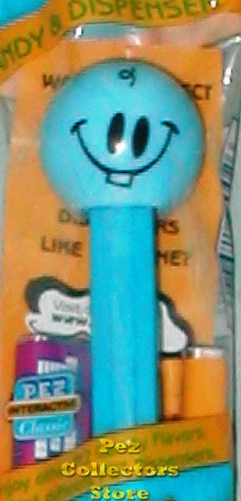 (image for) Baby Funky Face Pez on Blue Stem MIP