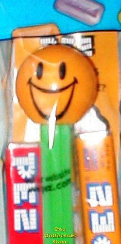 (image for) Big Grin Funky Face Pez on Green Stem MIP