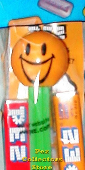 (image for) Big Grin Funky Face Pez on Green Stem MIP - Click Image to Close