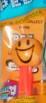 Big Grin Funky Face Pez on Orange Stem MIP (image for) Big Grin Funky Face Pez on Orange Stem MIP