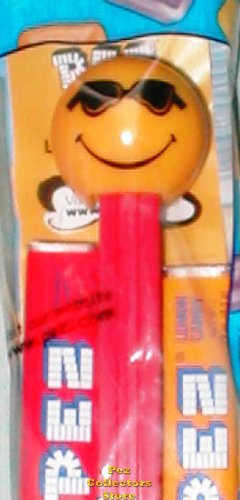 (image for) Cool Funky Face Pez on Red Stem MIP