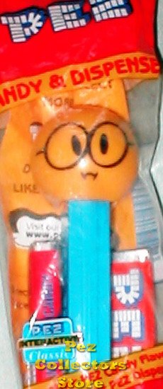 (image for) Nerd Funky Face Pez on Blue Stem MIP