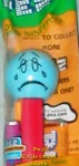 Sad Funky Face Pez on Red Stem MIP