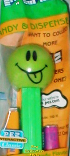 (image for) Silly Funky Face Pez on Green Stem MIP