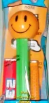 Smiley Funky Face Pez on Green Stem MIP