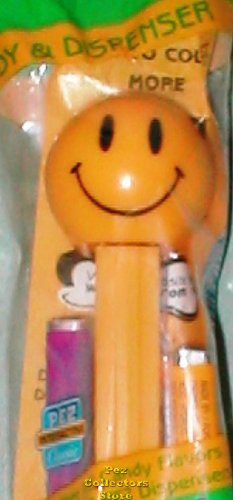 (image for) Smiley Funky Face Pez on Yellow Stem MIP