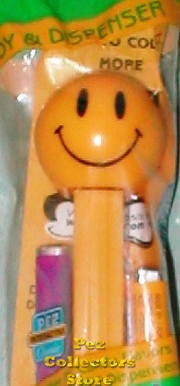 (image for) Smiley Funky Face Pez on Yellow Stem MIP - Click Image to Close