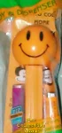 Smiley Funky Face Pez on Yellow Stem MIP