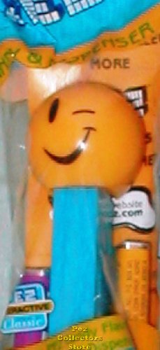 (image for) Wink Funky Face Pez on Blue Stem MIP