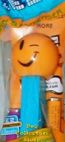 (image for) Wink Funky Face Pez on Blue Stem MIP