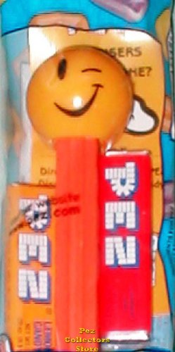 (image for) Wink Funky Face Pez on Orange Stem MIP