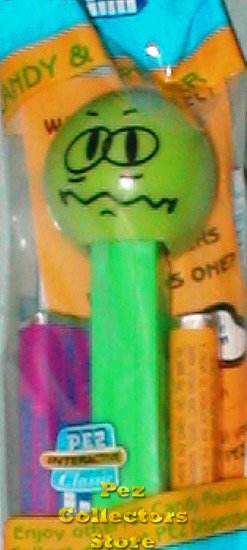 (image for) Worried Funky Face Pez on Green Stem MIP
