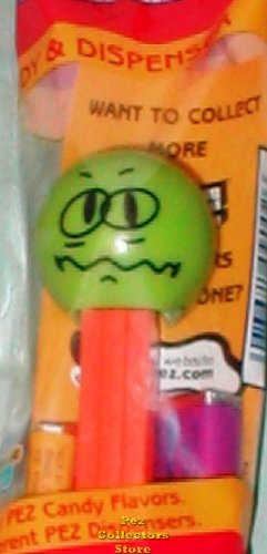 (image for) Worried Funky Face Pez on Orange Stem MIP